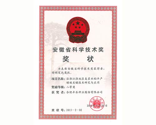 安徽省科学技术奖